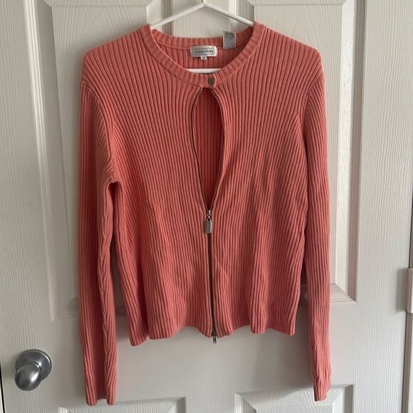 Zip-Front Cardigan  - Picture 1 of 7